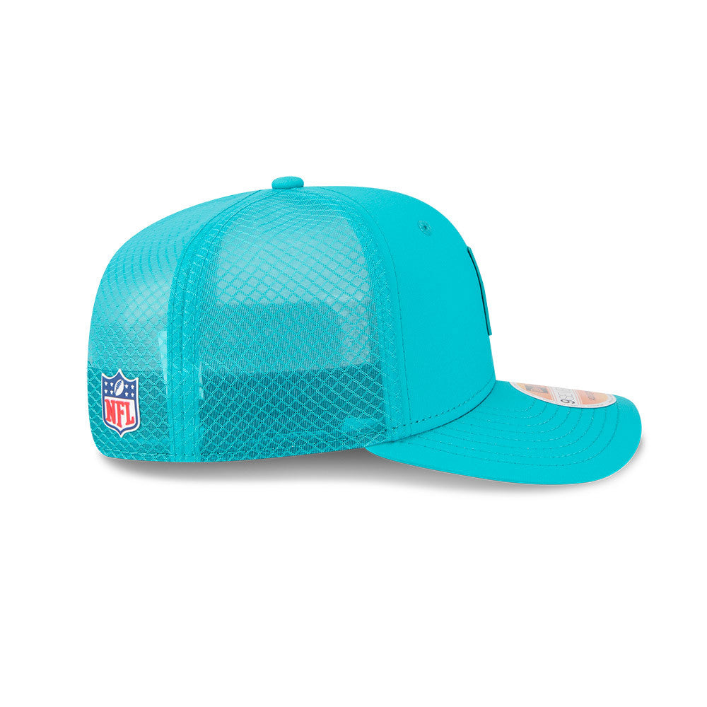 Miami Dolphins New Era 9Seventy 2025 NFL Sideline Performance Collection Snapback Adjustable Hat