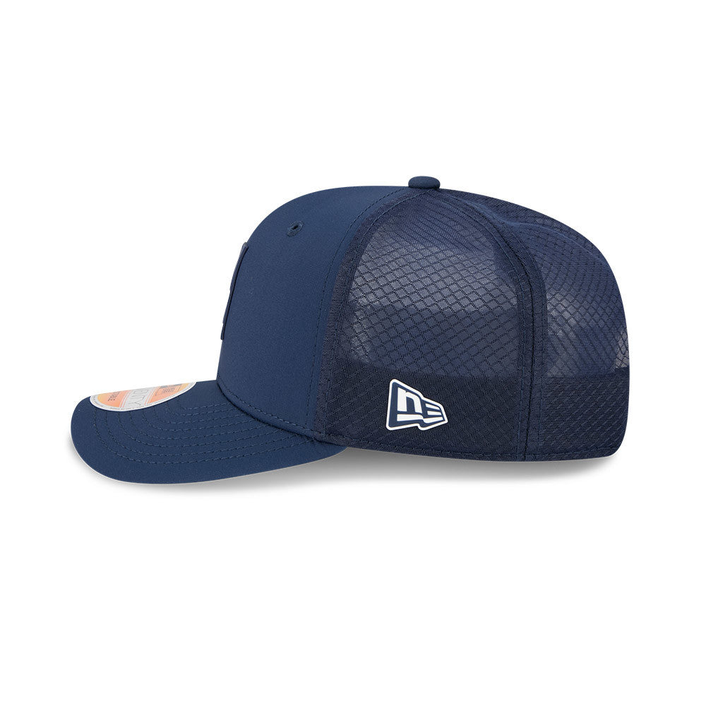 Seattle Seahawks Navy New Era 9Seventy 2025 NFL Sideline Performance Collection Snapback Adjustable Hat