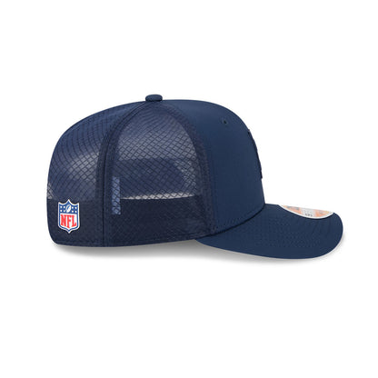 Seattle Seahawks Navy New Era 9Seventy 2025 NFL Sideline Performance Collection Snapback Adjustable Hat