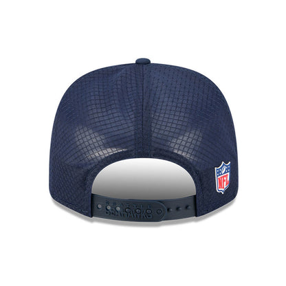 Seattle Seahawks Navy New Era 9Seventy 2025 NFL Sideline Performance Collection Snapback Adjustable Hat