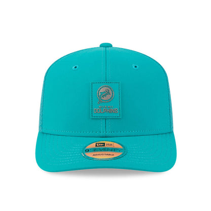 Miami Dolphins Retro New Era 9Seventy 2025 NFL Sideline Performance Collection Snapback Adjustable Hat