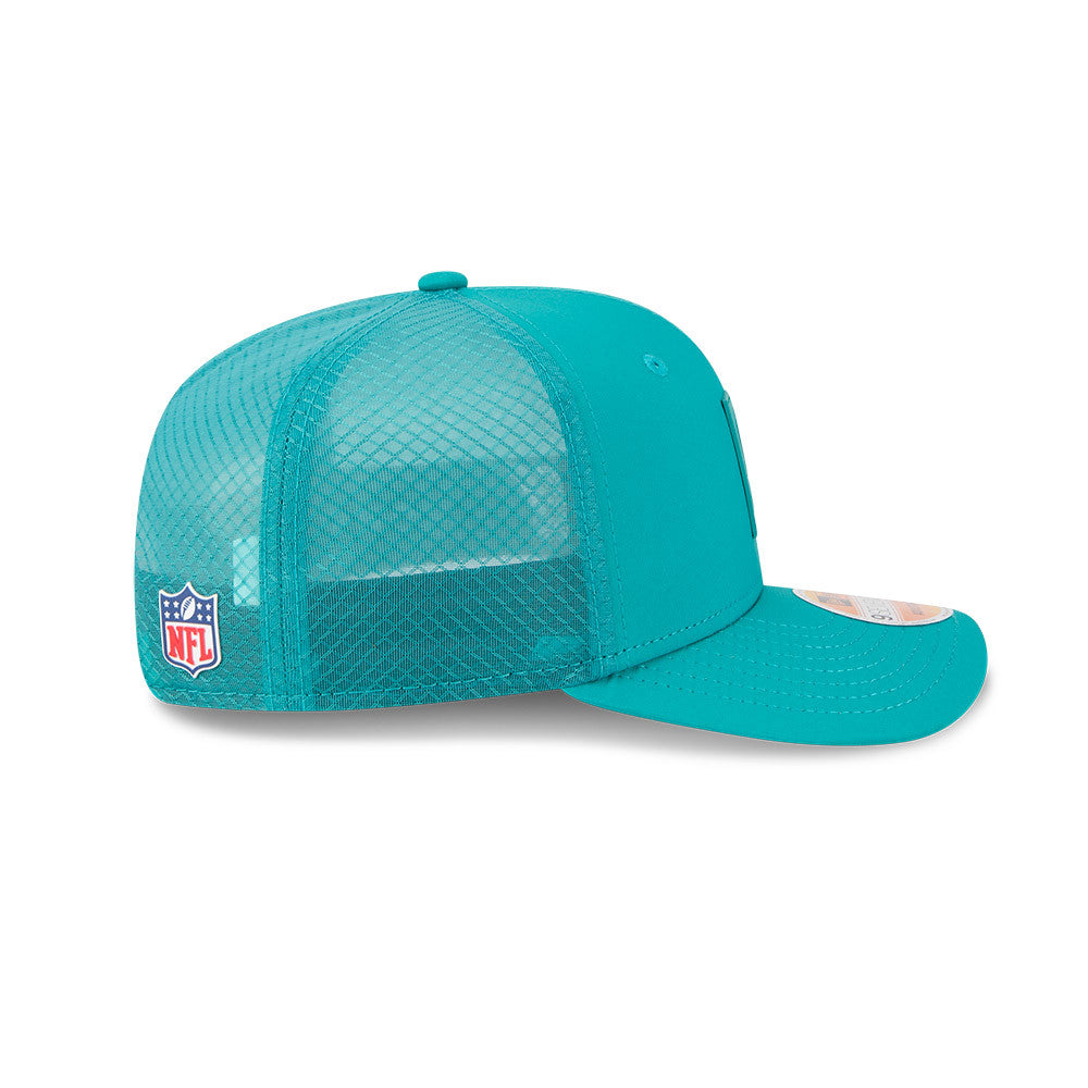 Miami Dolphins Retro New Era 9Seventy 2025 NFL Sideline Performance Collection Snapback Adjustable Hat