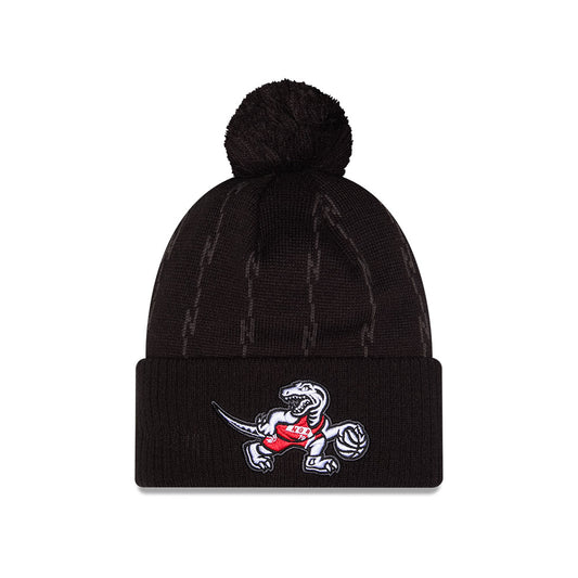 Youth Toronto Raptors New Era 2025 City Edition Knit Toque Pom