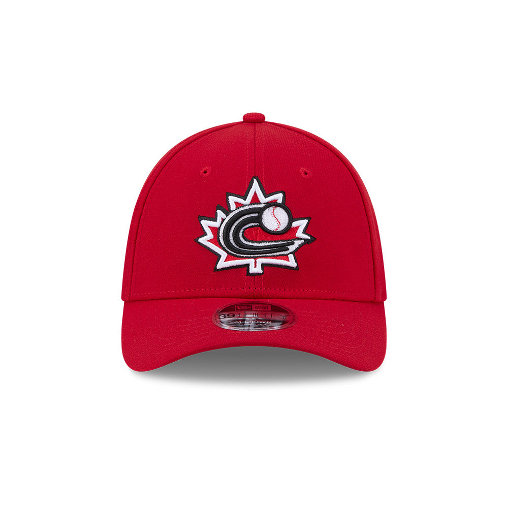 Canada Baseball New Era Red 2026 World Baseball Classic M-Crown 39THIRTY Flex Hat