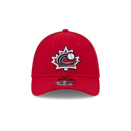 Canada Baseball New Era Red 2026 World Baseball Classic M-Crown 39THIRTY Flex Hat