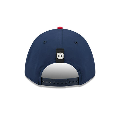 Montreal Alouettes CFL 2026 New Era On-Field Side Line 9FORTY M-Crown A- Frame Adjustable Hat - 2 Tone Navy/Red