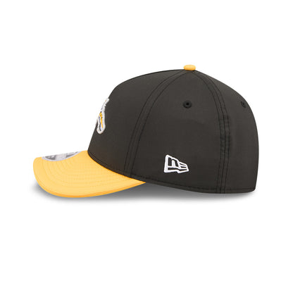 Hamilton Tigercats CFL 2026 New Era On-Field Side Line 9FORTY M-Crown A- Frame Adjustable Hat - 2 Tone Black/Yellow