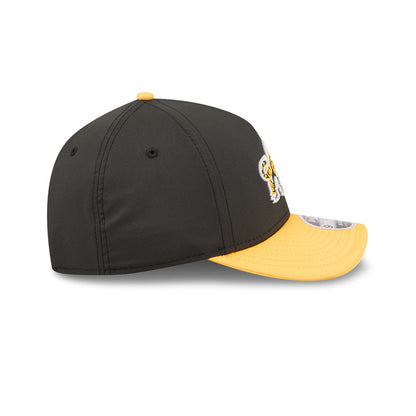 Hamilton Tigercats CFL 2026 New Era On-Field Side Line 9FORTY M-Crown A- Frame Adjustable Hat - 2 Tone Black/Yellow