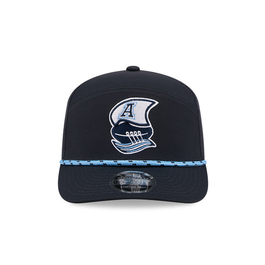 Toronto Argonauts CFL 2026 New Era On-Field Training Rope 9SEVENTY Stretch-Snap Hat - Black