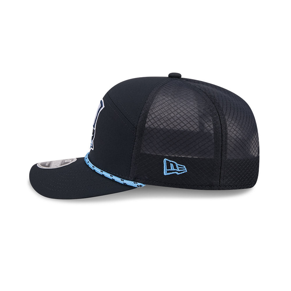 Toronto Argonauts CFL 2026 New Era On-Field Training Rope 9SEVENTY Stretch-Snap Hat - Black