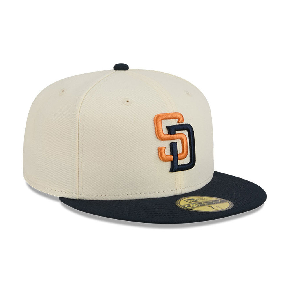 San Diego Padres New Era City Connect MLB 2026 59FIFTY Fitted Hat - Cream/Obsidian