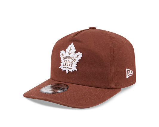 Toronto Maple Leafs NHL New Era 19TWENTY Color Pack Adjustable Hat - Brown