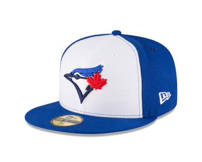 Toronto Blue Jays New Era White Front Alternate 3 - 50th Season Anniversary 59FIFTY Fitted Hat with Embroidered Patch