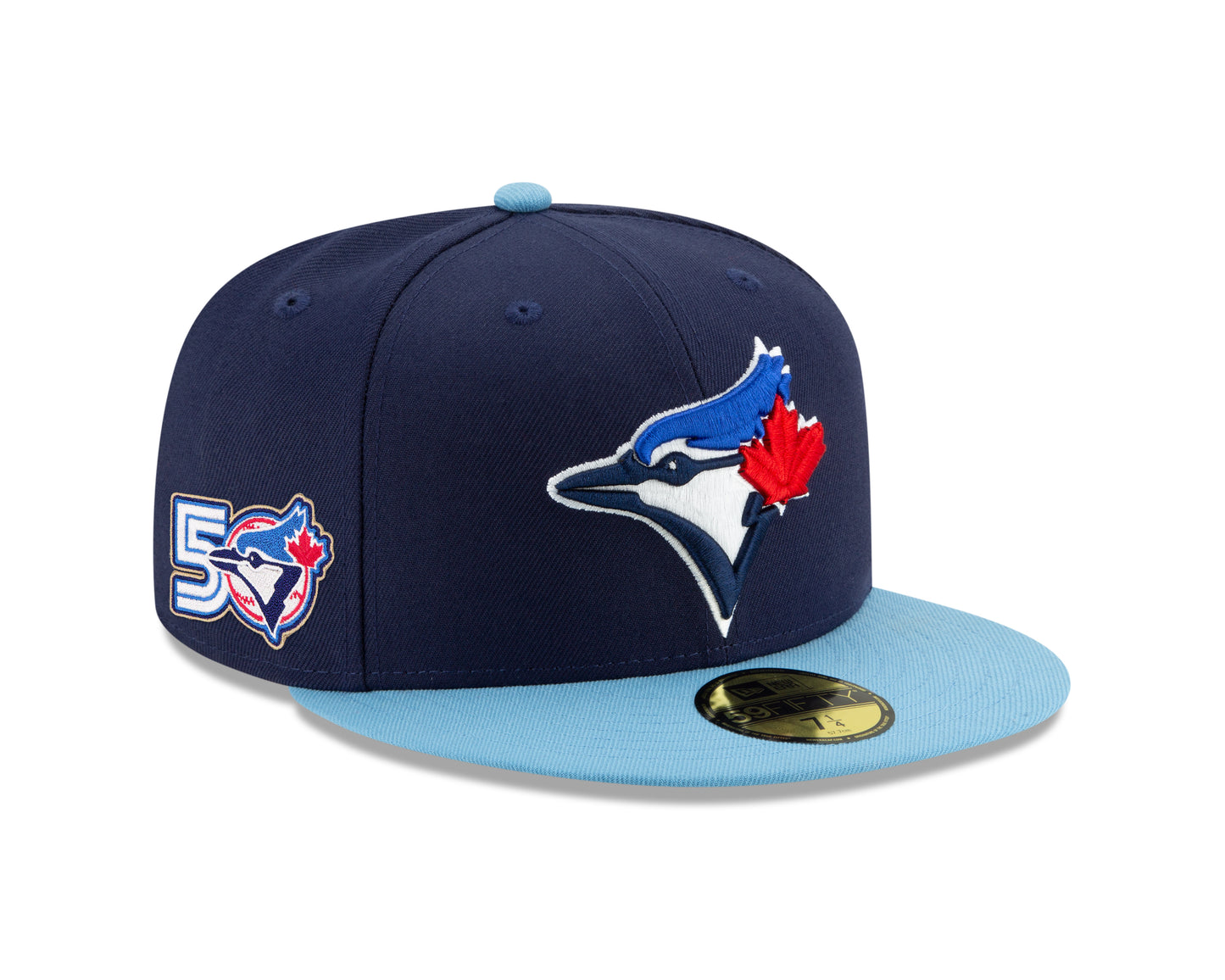 Toronto Blue Jays New Era 2-Tone Alternate 4 - 50th Season Anniversary 59FIFTY Fitted Hat with Embroidered Patch