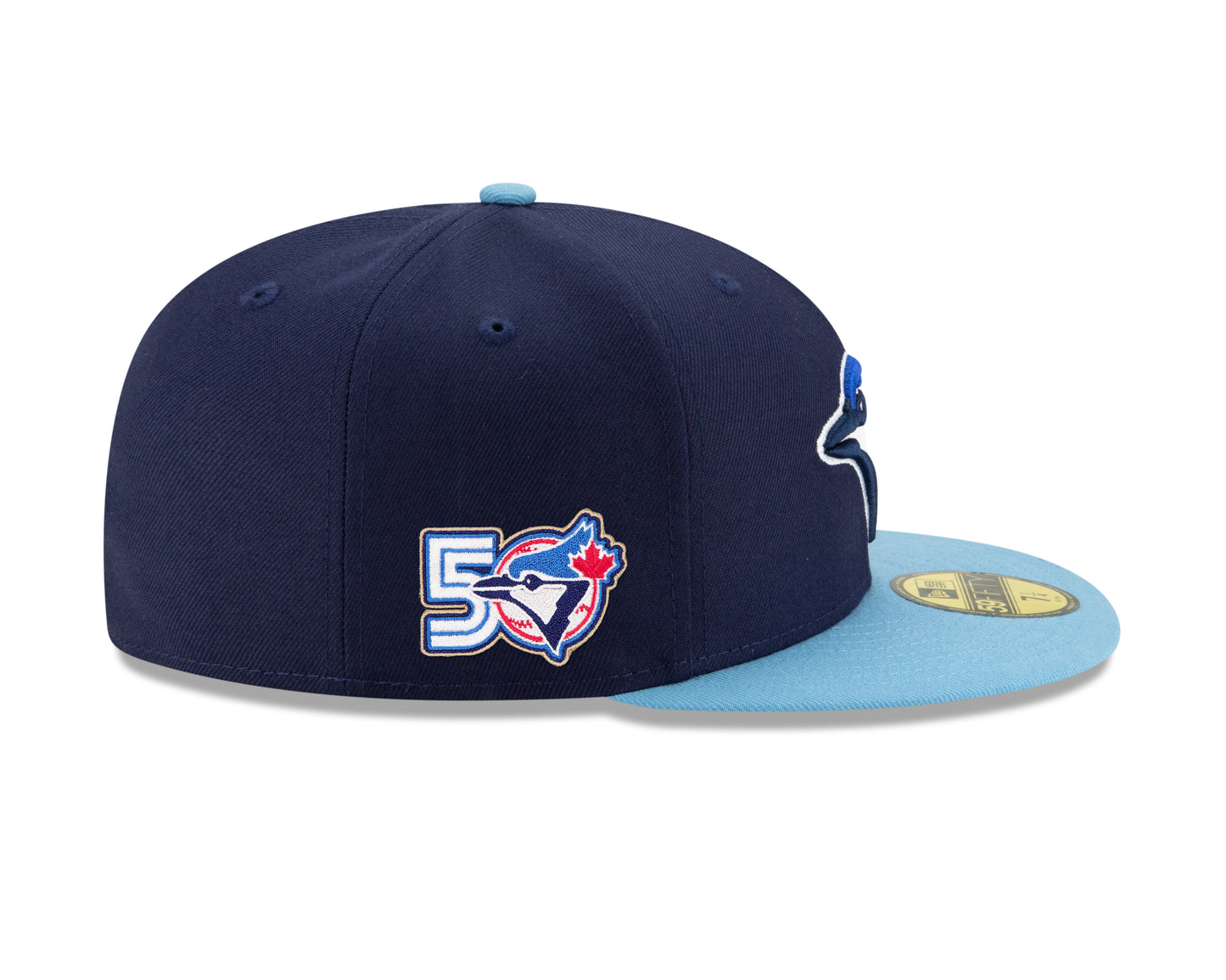 Toronto Blue Jays New Era 2-Tone Alternate 4 - 50th Season Anniversary 59FIFTY Fitted Hat with Embroidered Patch