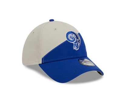 Los Angeles Rams New Era 2023 Historic Sideline 39THIRTY Flex Hat - Cream/Royal - Pro League Sports Collectibles Inc.