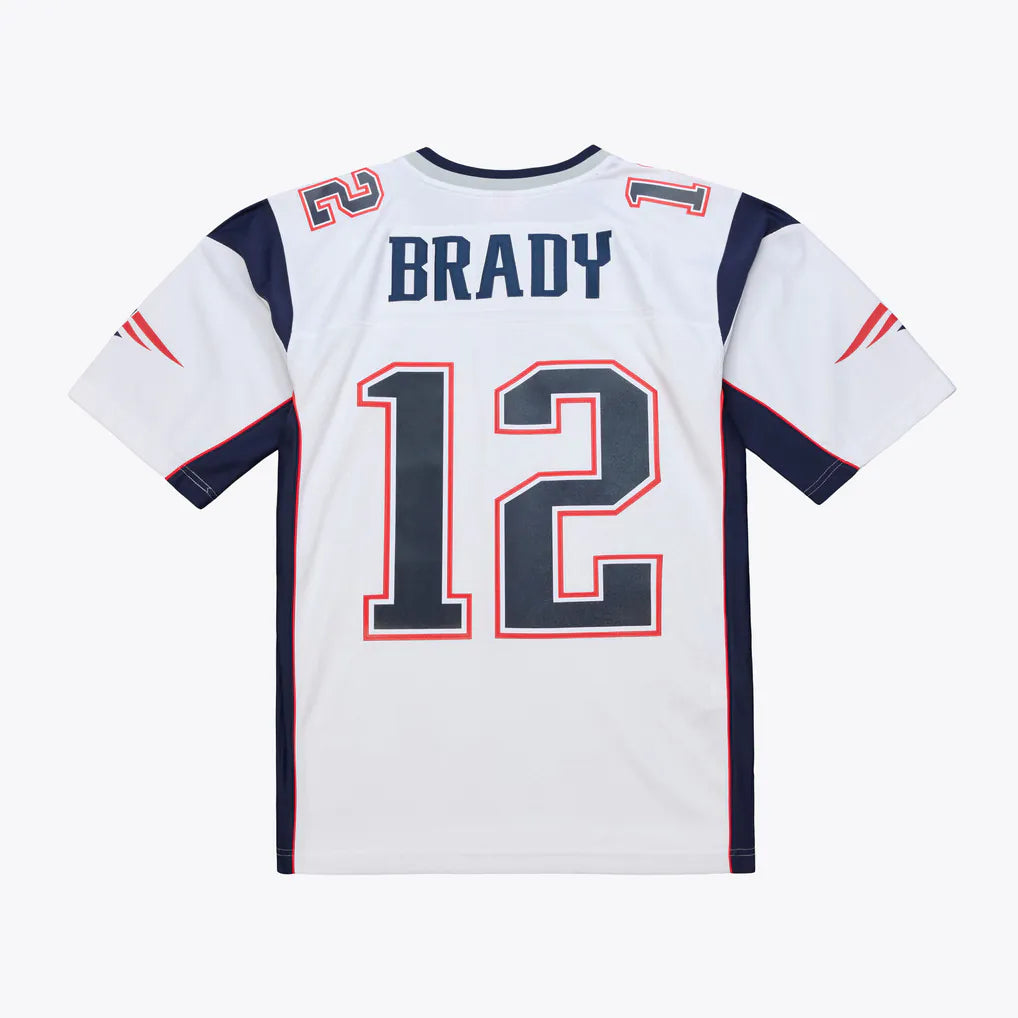 Tom Brady #12 New England Patriots 2000 Mitchell & Ness Retired Legacy Jersey - White