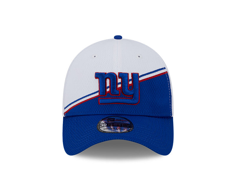 New York Giants New Era 2023 Sideline 39THIRTY Flex Hat - White/Royal - Pro League Sports Collectibles Inc.