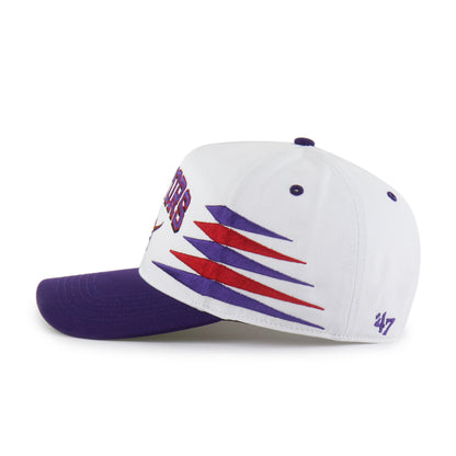 Toronto Raptors 47' Brand Diamond Cut Hitch Snapback Hat - White