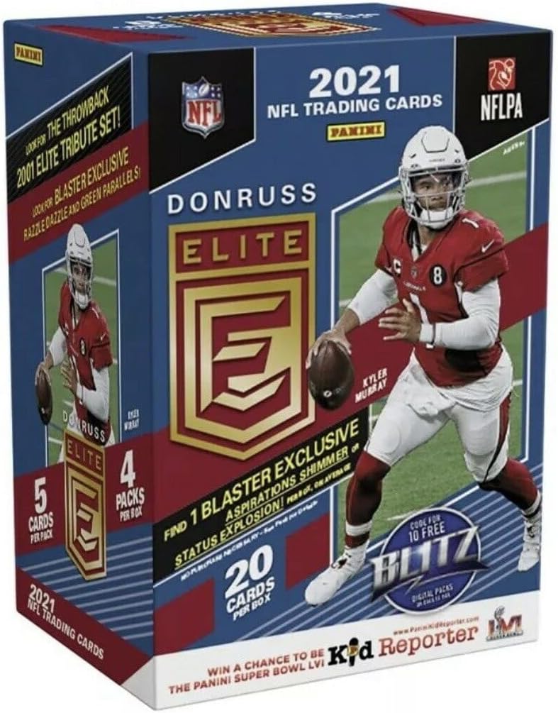2021 Panini DONRUSS Elite NFLPA Football Trading Cards Blaster Box