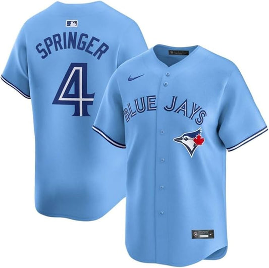 Toronto Blue Jays George Springer #4 Nike Limited Team Jersey - Horizon Blue