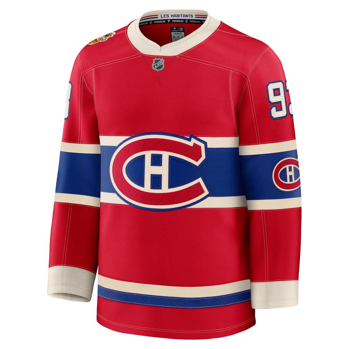 Montreal Canadiens Ivan Demidov #93 Fanatics 2026 NHL Heritage Classic Premium Player Jersey - Red