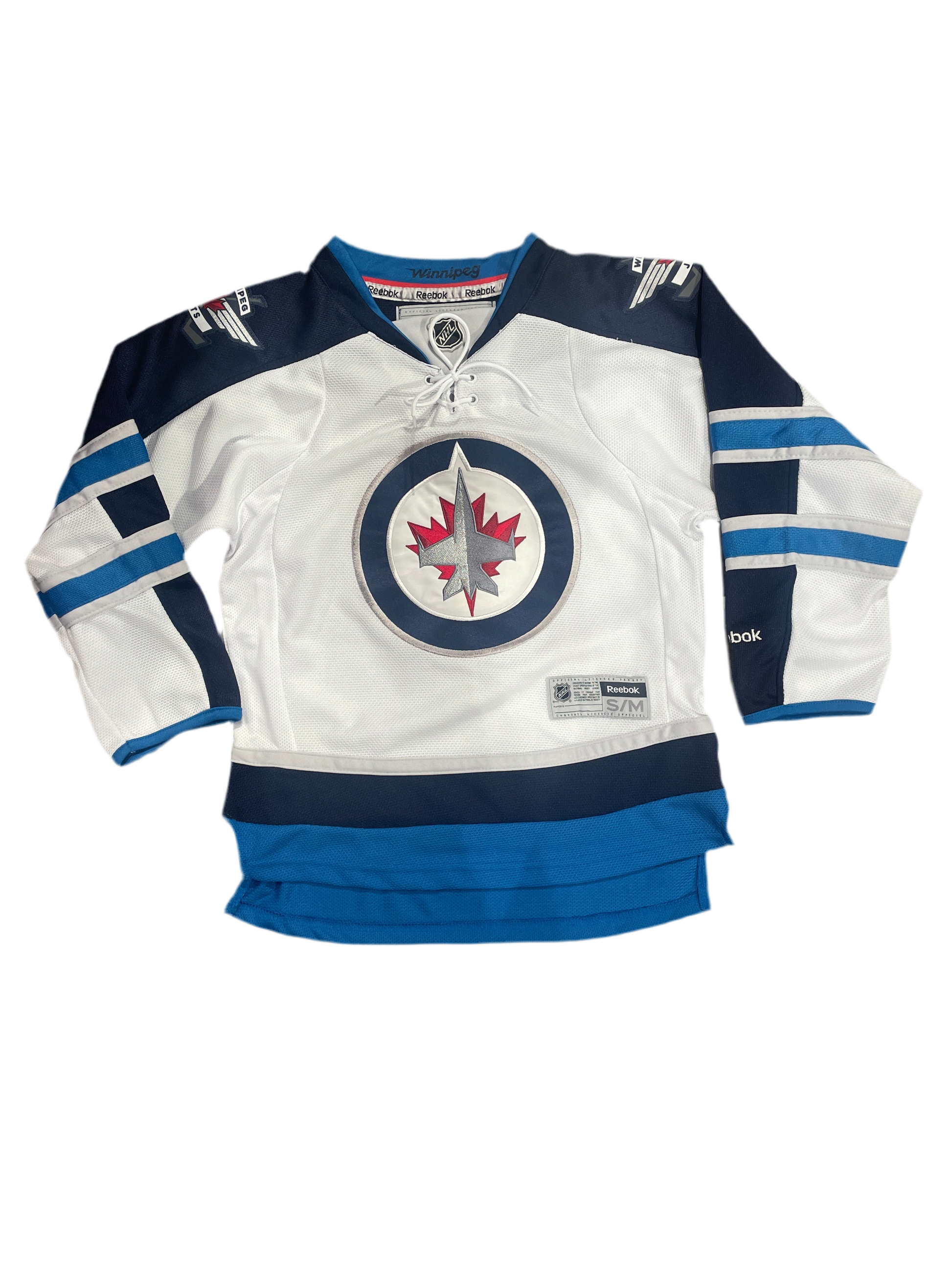 Youth Winnipeg Jets Away Replica Jersey Reebok - Pro League Sports Collectibles Inc.