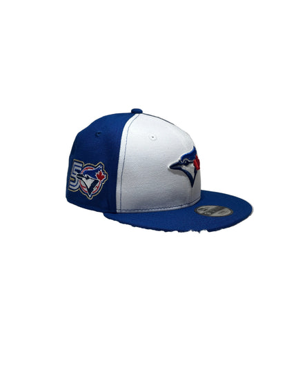 Youth Toronto Blue Jays 50th Season TwoTone White Alternate 3 New Era 9Fifty Snapback Hat