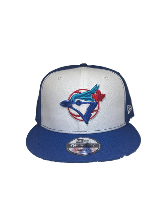 Toronto Blue Jays New Era Cooperstown Collection On-Field 9FIFTY SnapBack Hat - TwoTone Blue