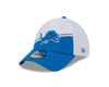 Detroit Lions New Era 2023 Sideline 39THIRTY Flex Hat - White/Blue - Pro League Sports Collectibles Inc.