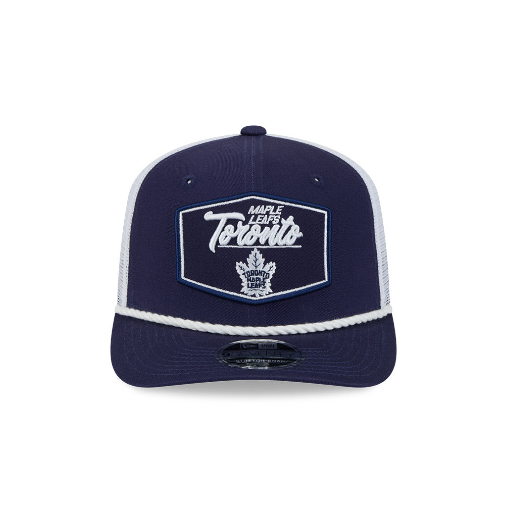 Toronto Maple Leafs New Era 9Seventy Mesh Snapback Adjustable Hat - Navy/White