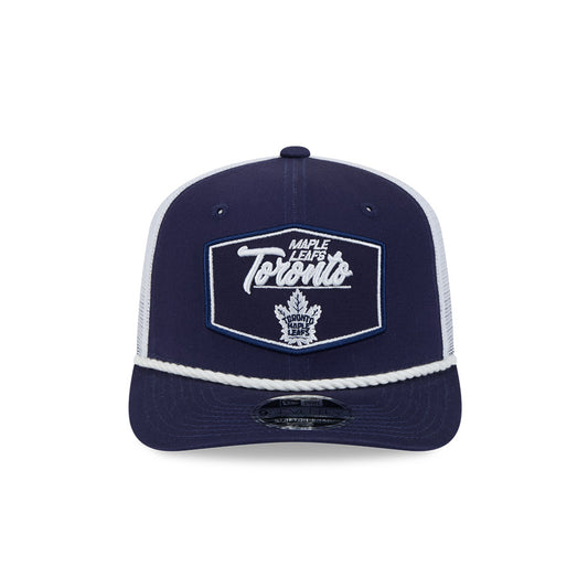 Toronto Maple Leafs New Era 9Seventy Mesh Snapback Adjustable Hat - Navy/White
