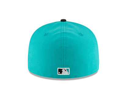 Florida Marlins 1997 World Series Wool Authentic Cooperstown Collection 59FIFTY Fitted Hat - Black/ Teal