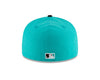 Florida Marlins 1997 World Series Wool Authentic Cooperstown Collection 59FIFTY Fitted Hat - Black/ Teal