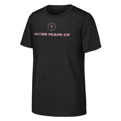 Youth Inter Miami CF Messi Primary Logo T-Shirt - Black