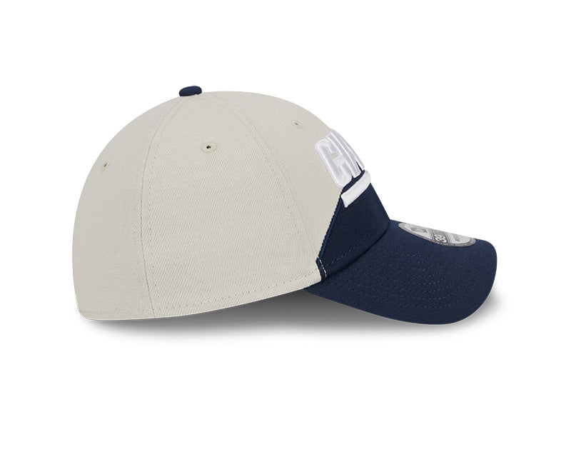 New York Giants New Era 2023 Historic Sideline 39THIRTY Flex Hat - Cream/Navy - Pro League Sports Collectibles Inc.