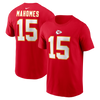 Patrick Mahomes #15 Kansas City Chiefs Nike - Name & Number Red T-Shirt - Pro League Sports Collectibles Inc.