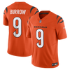 Joe Burrow #9 Cincinnati Bengals Orange Nike Vapor F.U.S.E. Limited Jersey - Pro League Sports Collectibles Inc.
