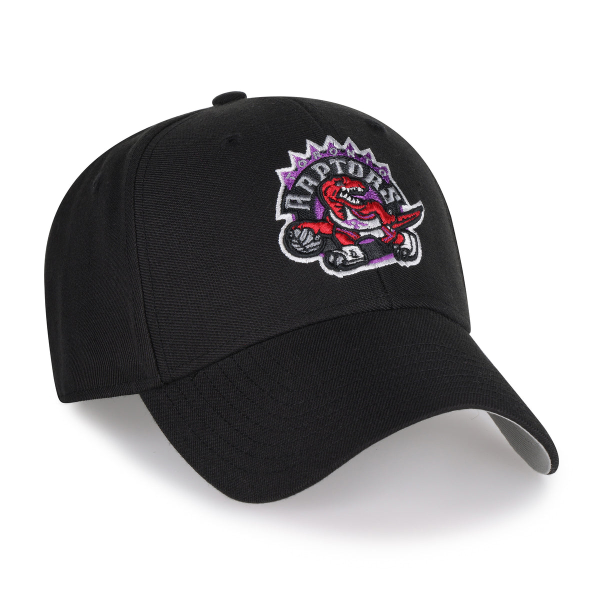 Toronto Raptors Hardwood Classic NBA 47 Brand MVP Basic Adjustable Hat - Black