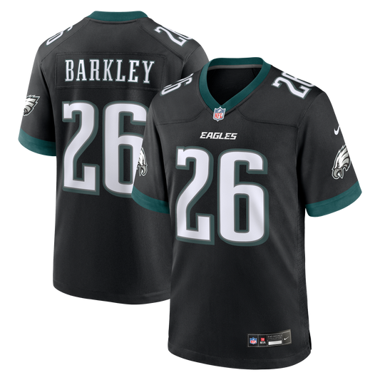 Saquon Barkley #26 Philadelphia Eagles Nike Game Jersey - Alternate Black