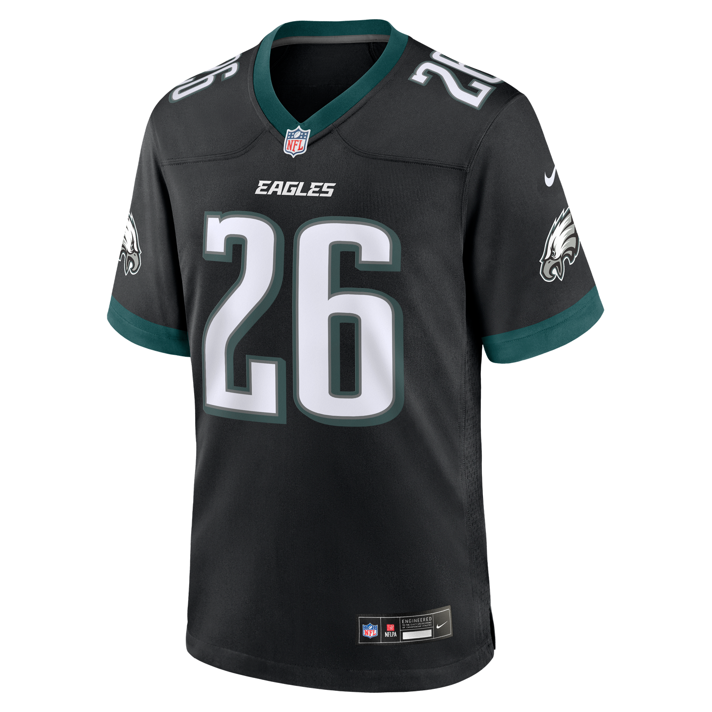 Saquon Barkley #26 Philadelphia Eagles Nike Game Jersey - Alternate Black