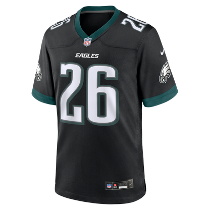 Saquon Barkley #26 Philadelphia Eagles Nike Game Jersey - Alternate Black