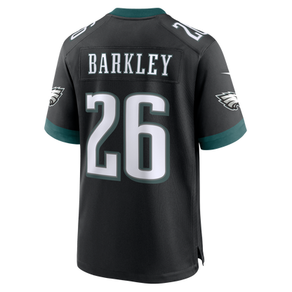 Saquon Barkley #26 Philadelphia Eagles Nike Game Jersey - Alternate Black