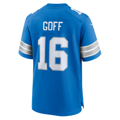 Jared Goff #16 Detroit Lions Nike Game Jersey - Blue - Pro League Sports Collectibles Inc.