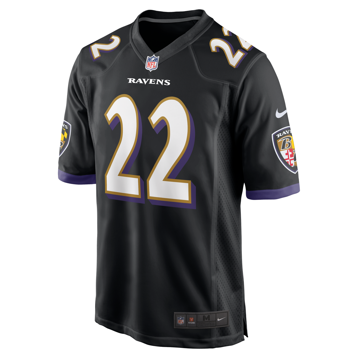 Derrick Henry #22 Baltimore Ravens Nike Game Jersey - Black