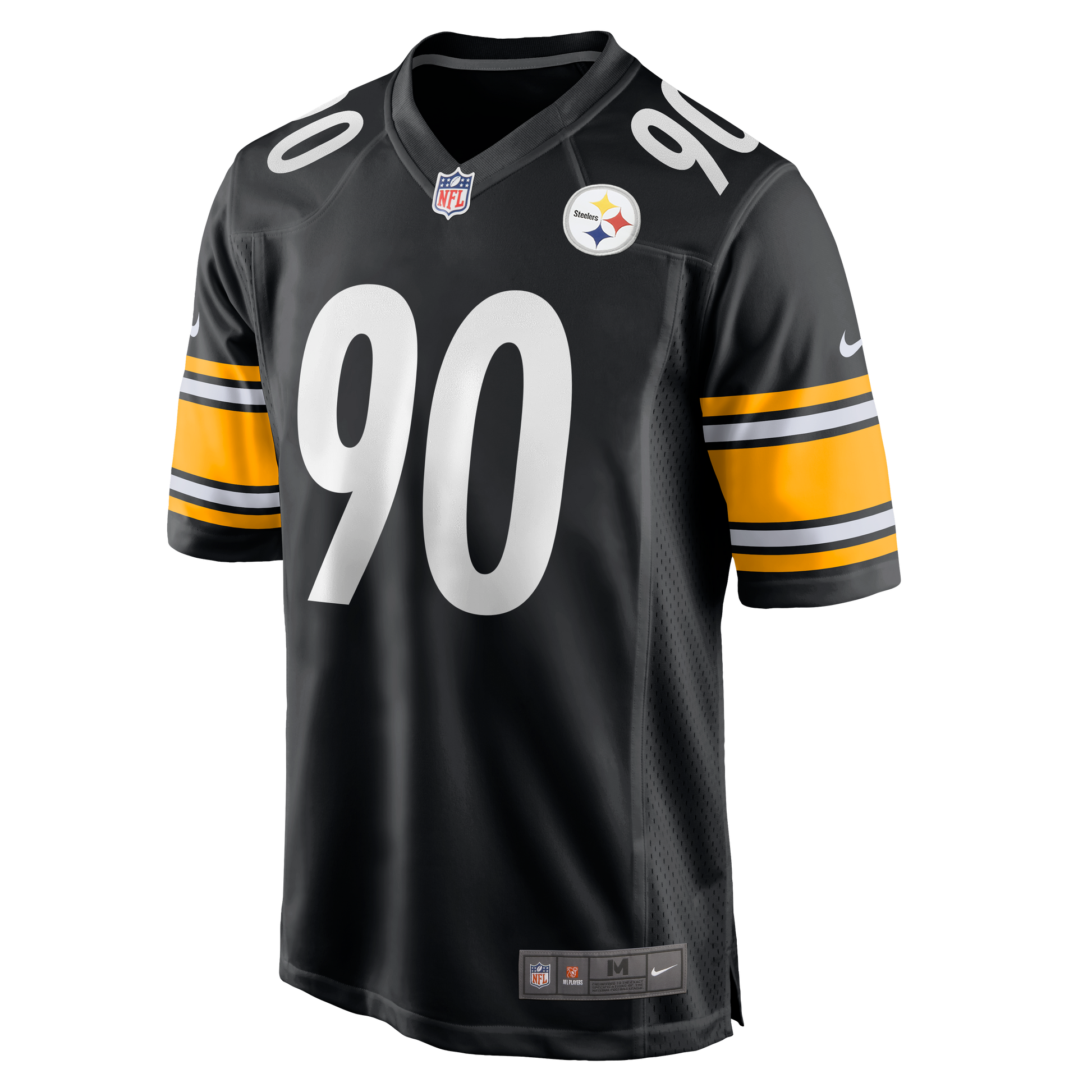 T.J. Watt #90 Pittsburgh Steelers Nike Game Jersey - Black - Pro League Sports Collectibles Inc.