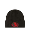 San Francisco 49ers New Era Core Classic Black Cuff Knit Toque