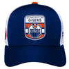 Youth Edmonton Oilers Fanatics Branded 2023 NHL Draft On Stage Trucker Adjustable Hat - Pro League Sports Collectibles Inc.