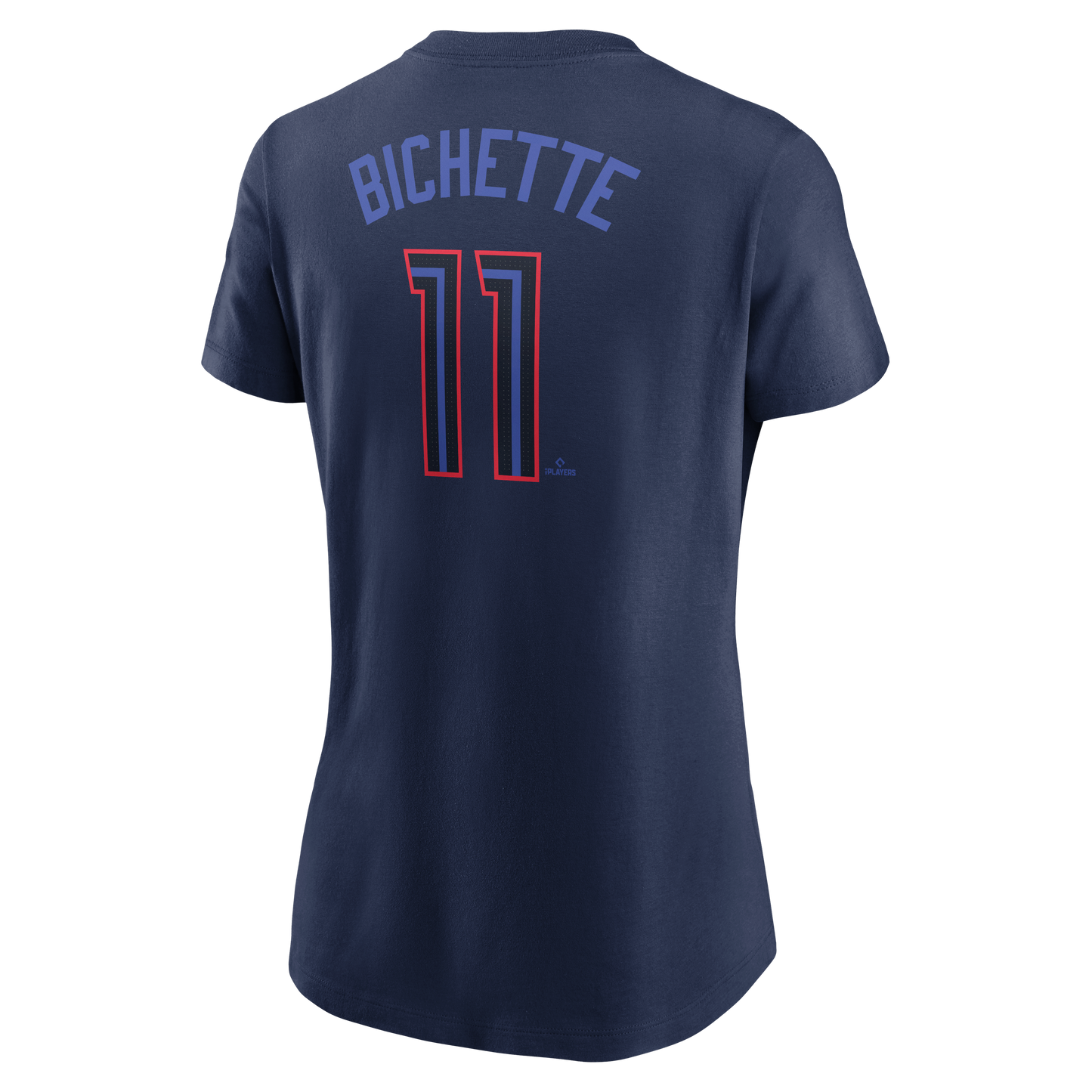 Women's Toronto Blue Jays Bo Bichette #11 Nike City Connect Name and Number T-Shirt