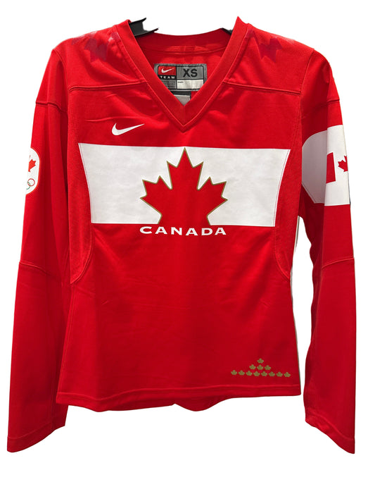 Women's Team Canada Olympic Jersey Red